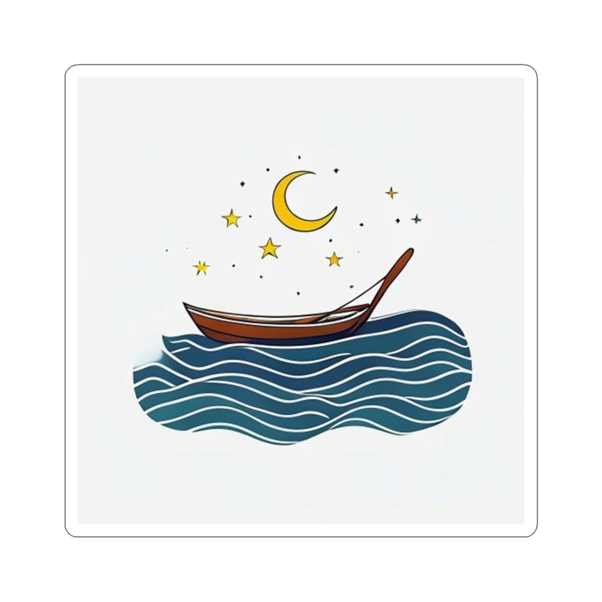 Solo Rower Sticker