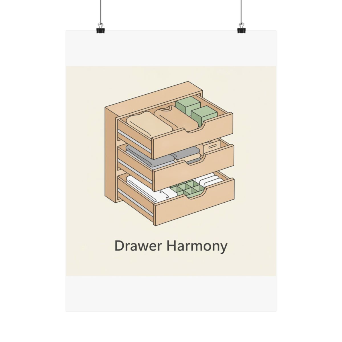 Drawer Harmony – Minimal Organizer Art