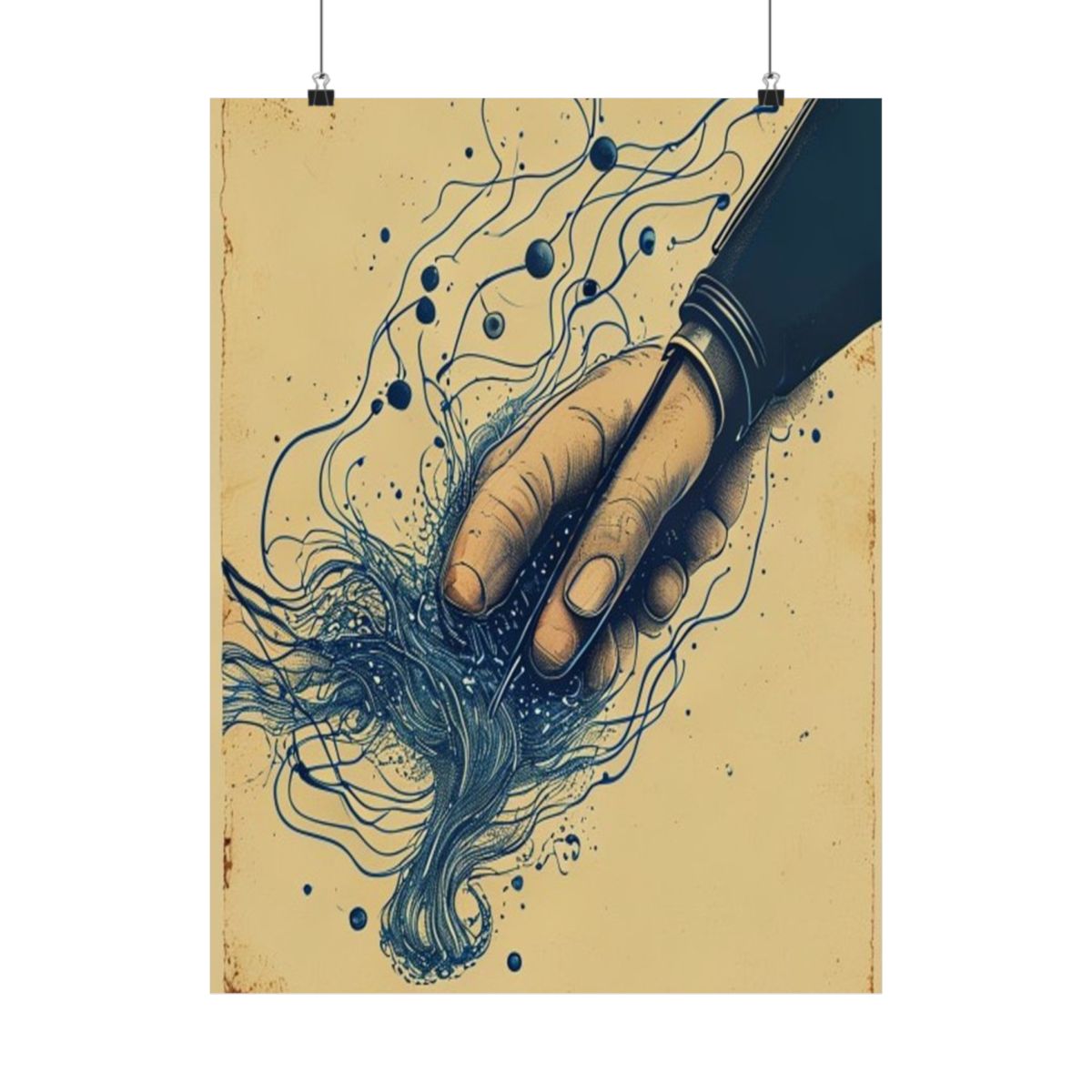 Writing by Hand – Brain Boost Poster
