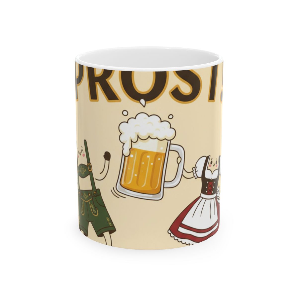 Alpine Prost – Dirndl & Lederhosen Mug
