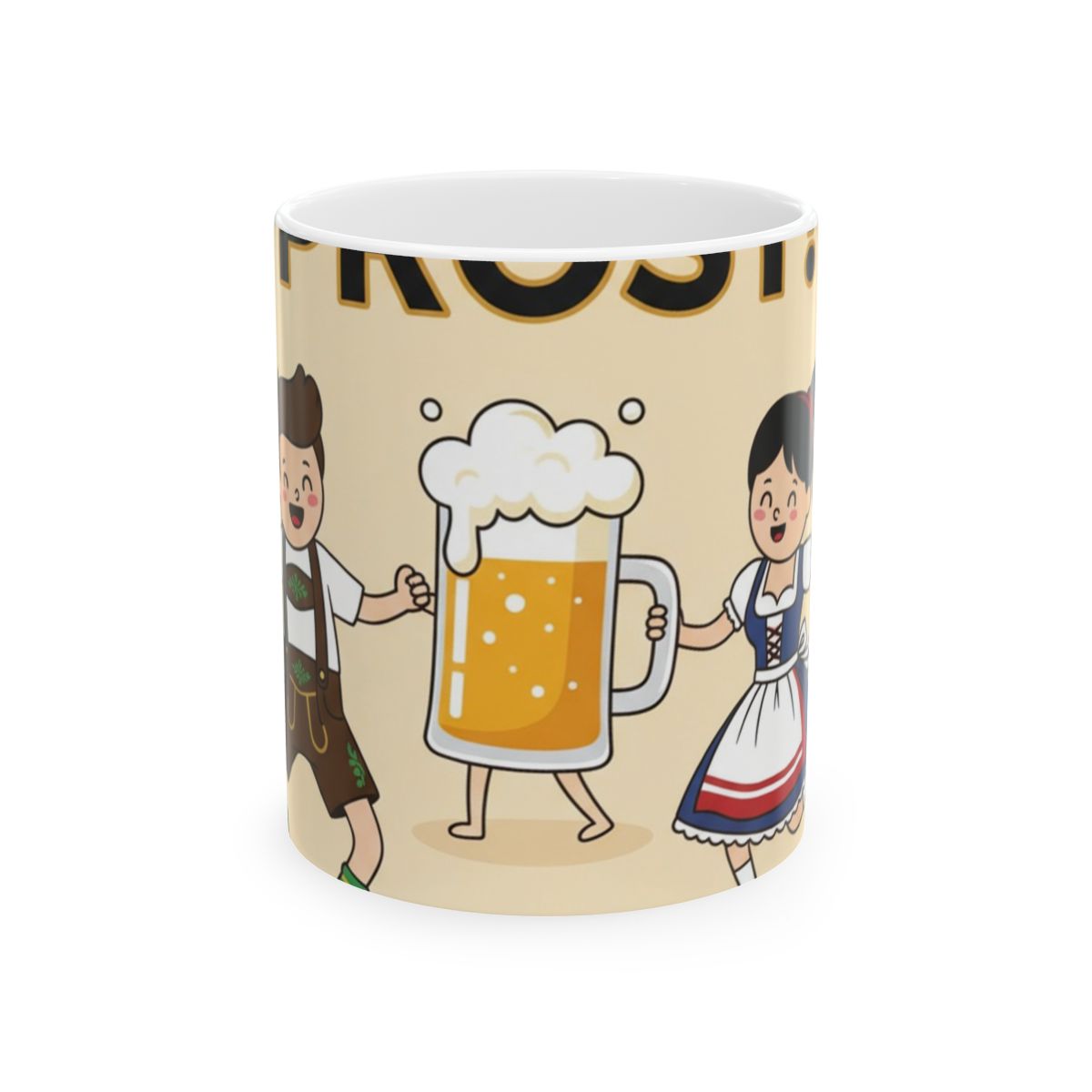 Alpine Prost – Dirndl & Lederhosen Mug