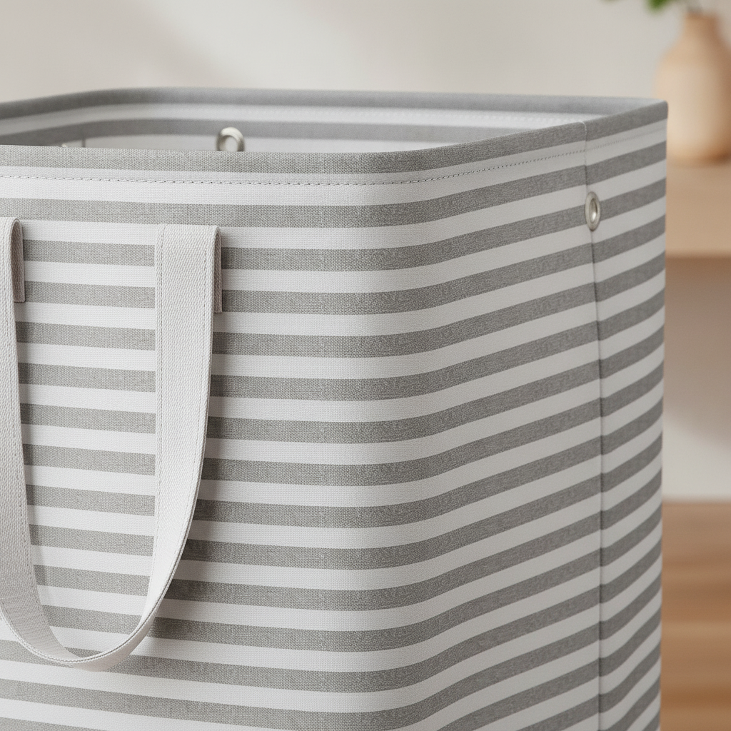 Generic 2-Pack Collapsible Laundry Basket 80L Each with Handles and Waterproof C — view 3