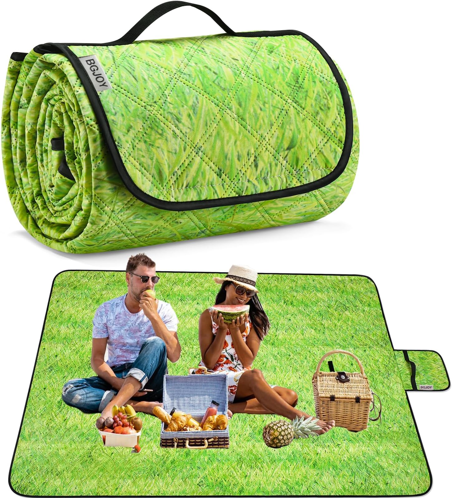 FIRNGOODS Waterproof Picnic Blanket Foldable Large Sand-Free — view 2