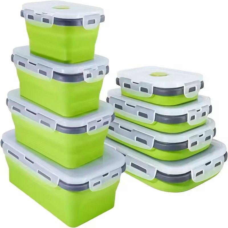 FIRNGOODS Collapsible Silicone Food Storage Containers Set