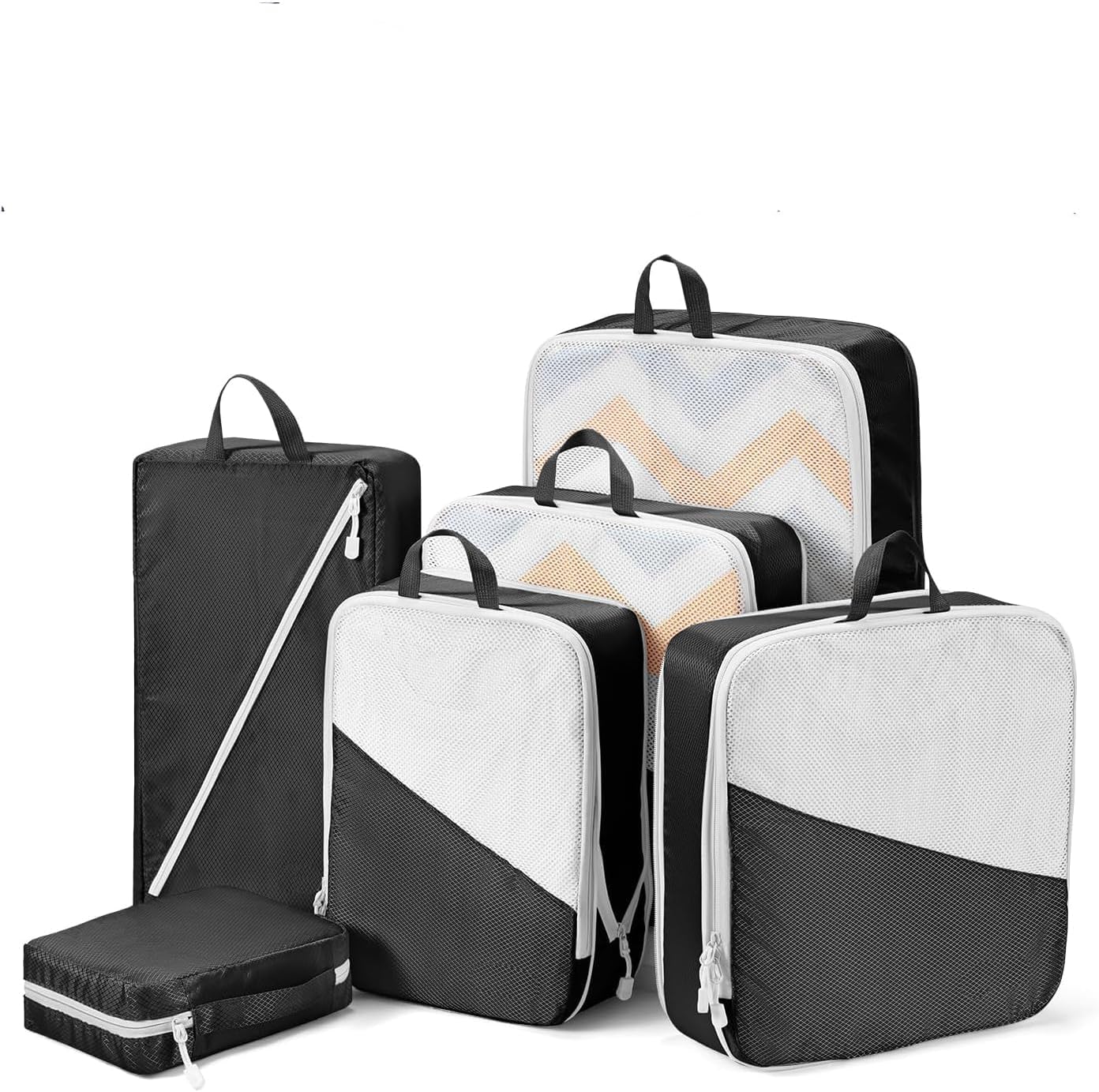 FIRNGOODS Travel Packing Cubes Set Compression Organizer — view 2