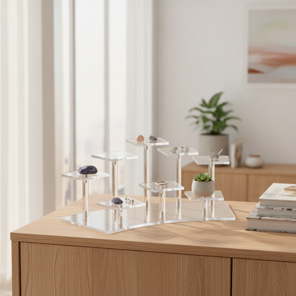 FIRNGOODS Acryl Stufen-Display Vitrine für Figuren & Blind Boxes — view 2