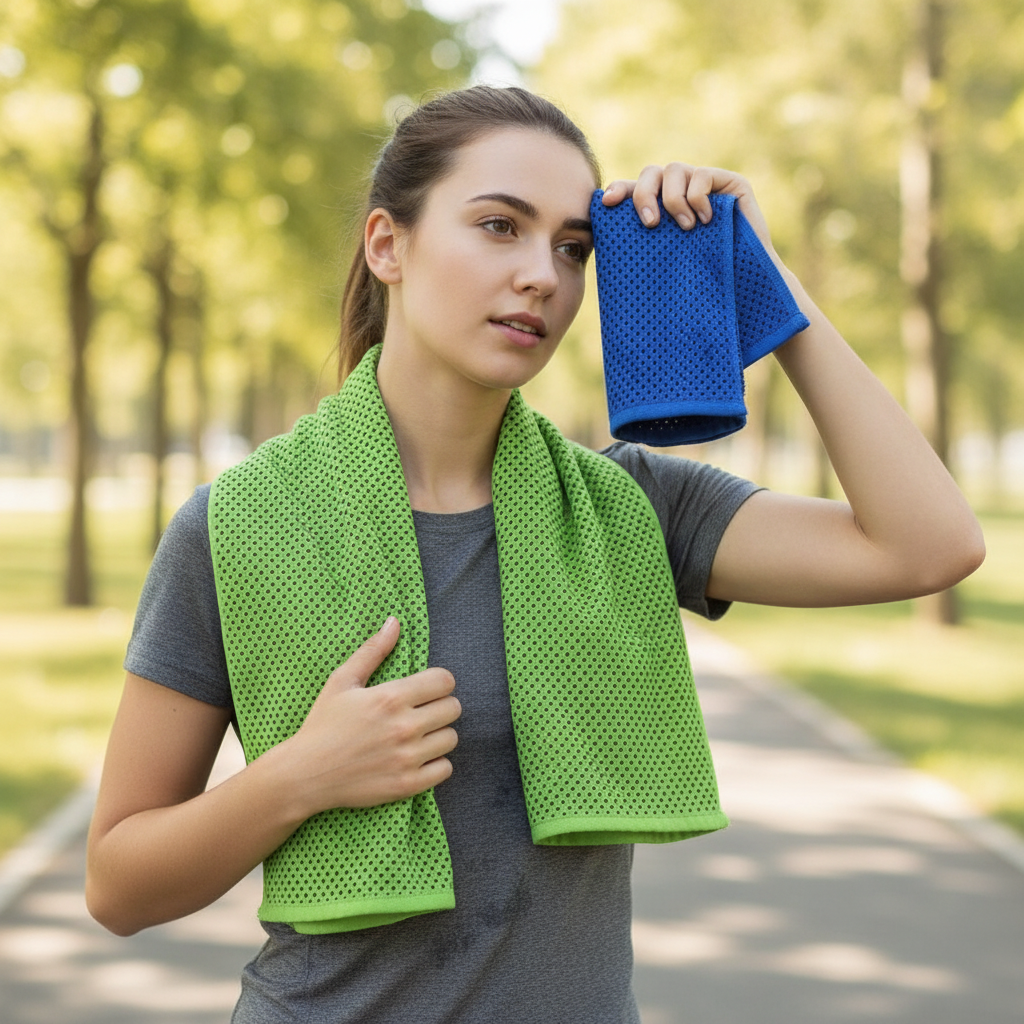FIRNGOODS Mikrofaser Kühltuch 2er-Set für Sport & Outdoor — view 4