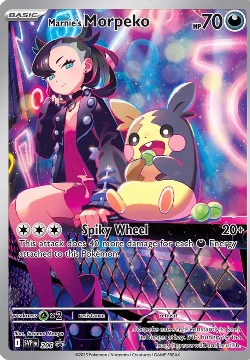 Marnie's Morpeko #206 · Pokémon Promo · Sammelkarte