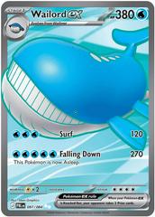 Wailord ex #97 · Pokémon Pitch Black · Sammelkarte — view 2