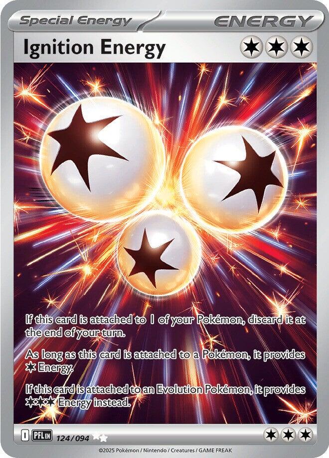 Ignition Energy #124 · Pokémon Phantasmal Flames · Sammelkarte