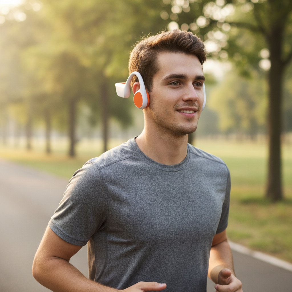 Generic Bone Conduction Bluetooth Sports Headphones with 32GB Storage — view 4