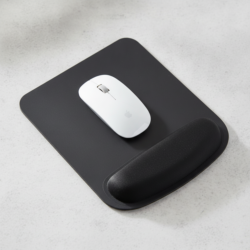 Ergonomisches Mauspad mit Handgelenkauflage – Memory-Foam für Büro und Gaming — view 3